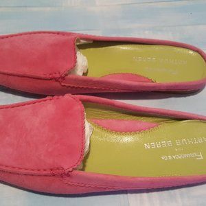 Fieramosca & Co. Soft Pink Suede Slide Loafer New!